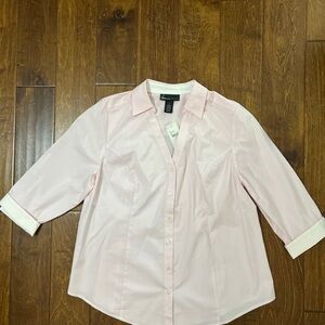 NWT Lane Bryant Pink Blouse